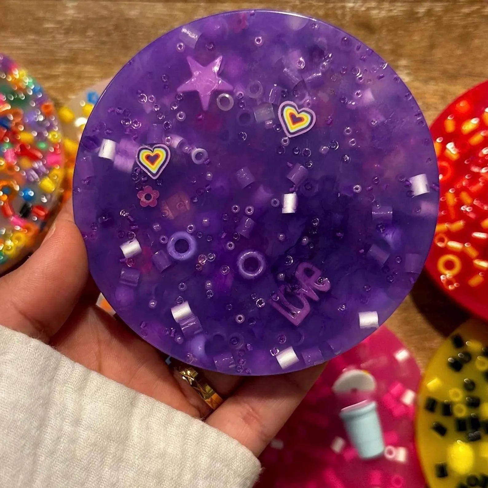 2 Pack Picking Pads - Bead Fidget Toy for Anxiety & ADHD