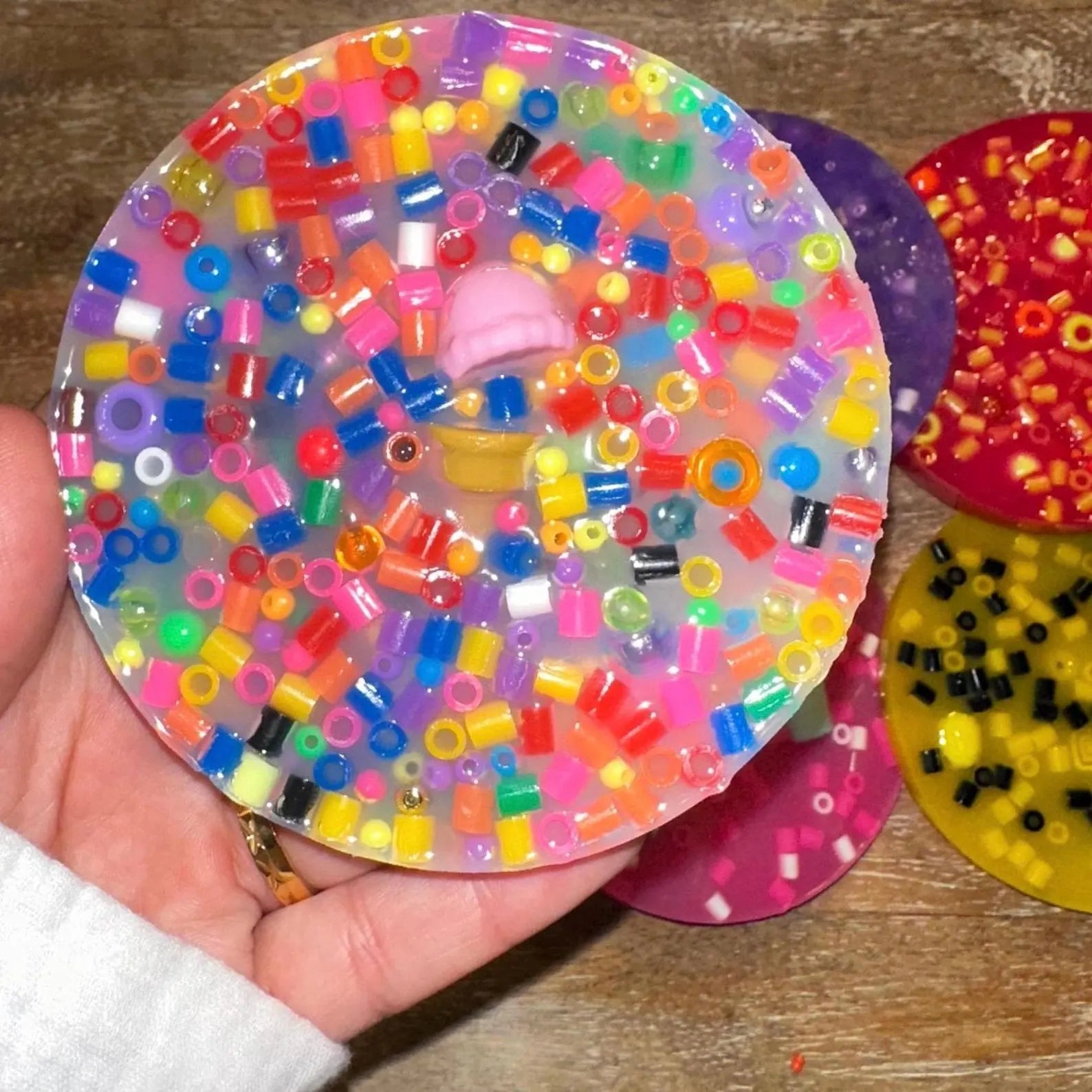 2 Pack Picking Pads - Bead Fidget Toy for Anxiety & ADHD